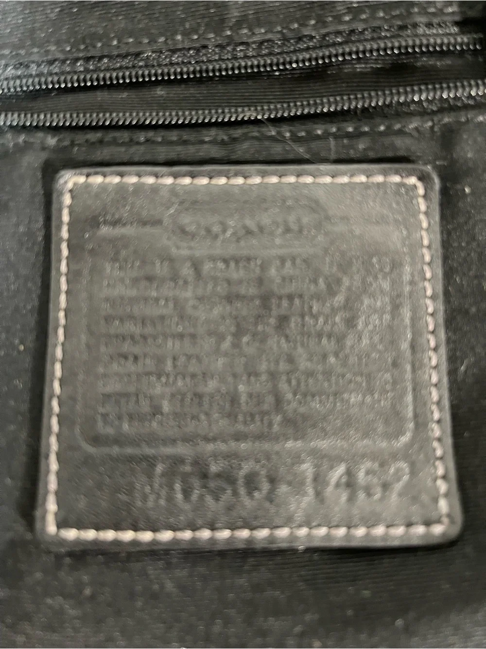Coach SoHo Black Leather Hobo with Silver Buckle Accents